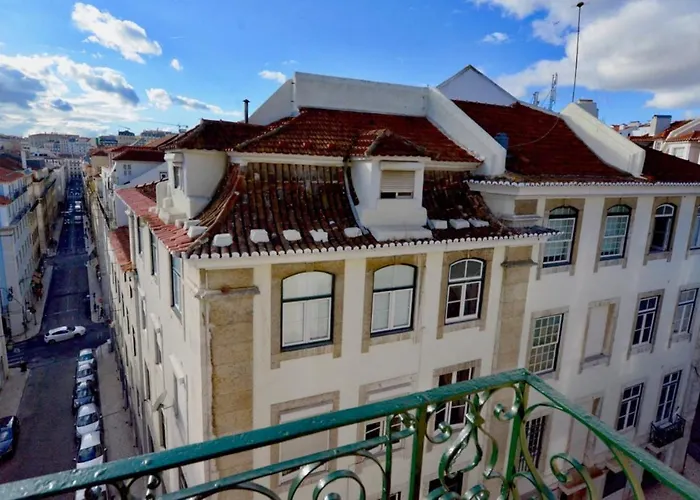 Rustic View In Baixa By River Tagus