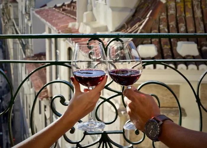 Rustic View In Baixa By River Tagus Lisboa
